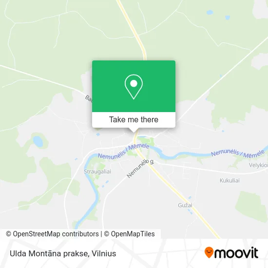 Карта Ulda Montāna prakse
