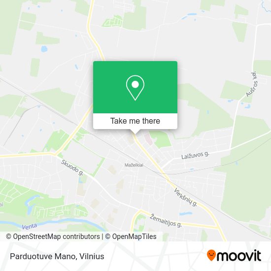 Карта Parduotuve Mano