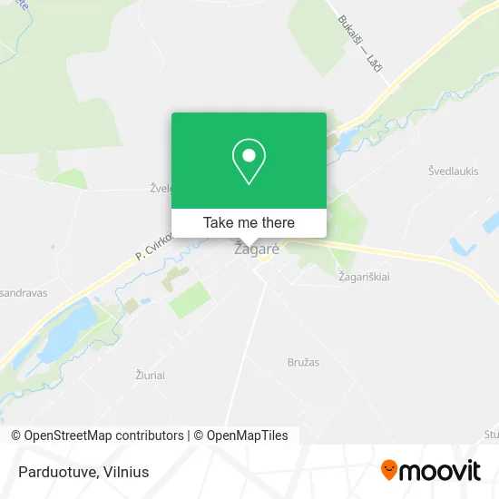 Карта Parduotuve