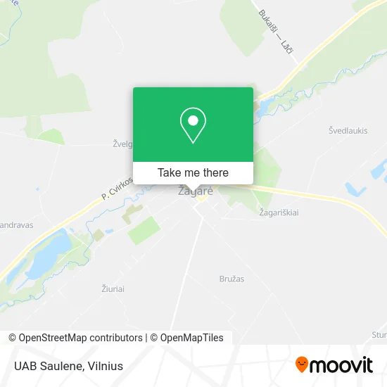 Карта UAB Saulene