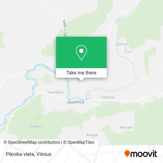 Карта Piknika vieta