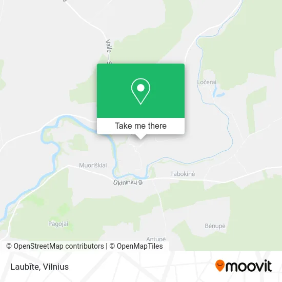 Карта Laubīte