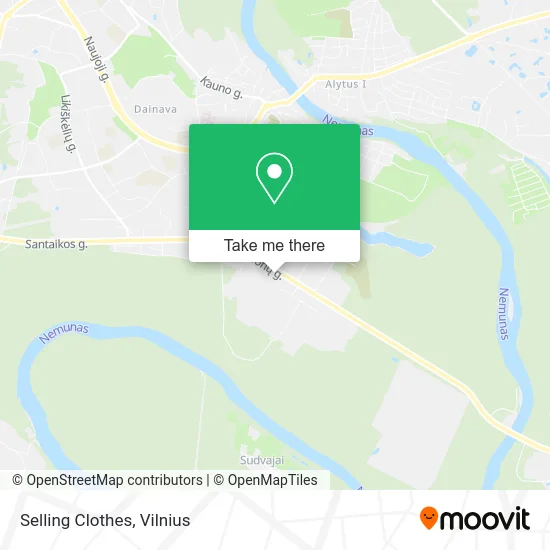 Карта Selling Clothes