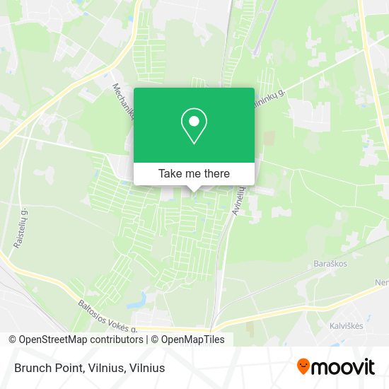 Карта Brunch Point, Vilnius