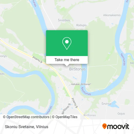 Карта Skoniu Svetaine
