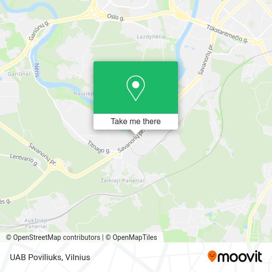 Карта UAB Poviliuks
