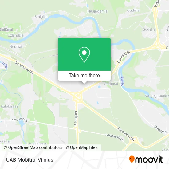 Карта UAB Mobitra