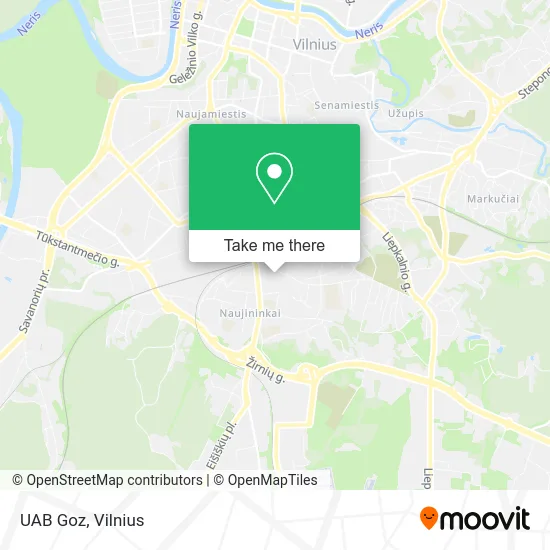 Карта UAB Goz