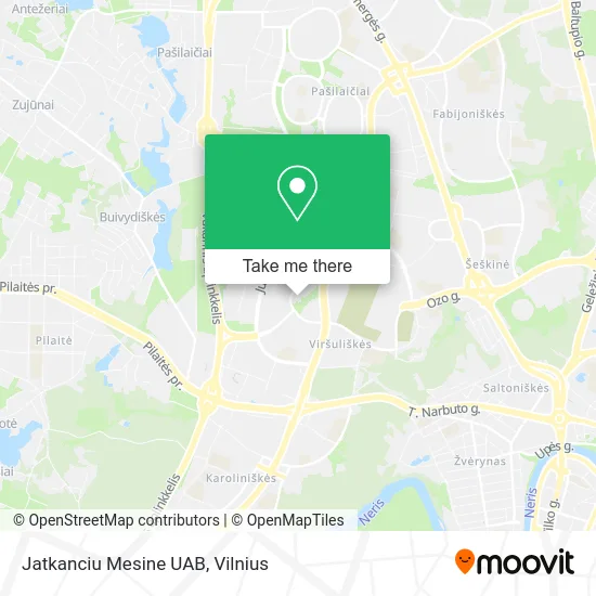 Карта Jatkanciu Mesine UAB