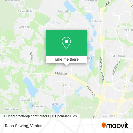 Карта Rasa Sewing