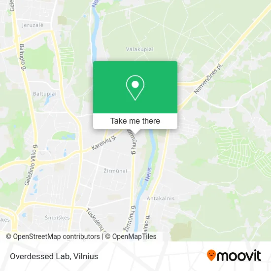 Карта Overdessed Lab