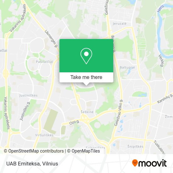 Карта UAB Emiteksa