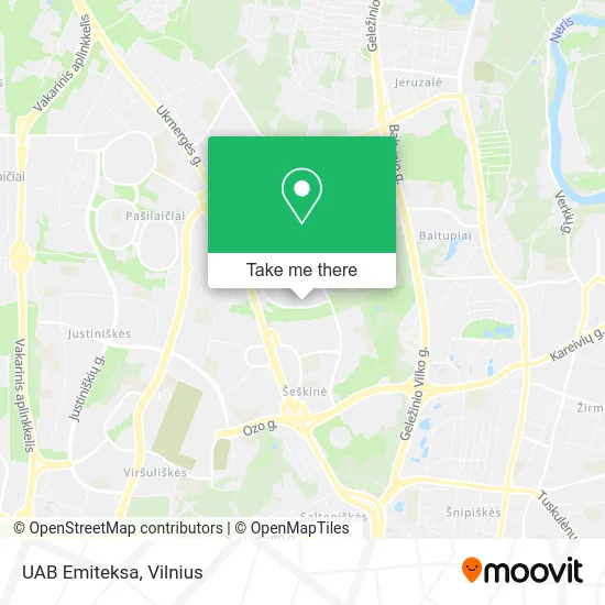 Карта UAB Emiteksa