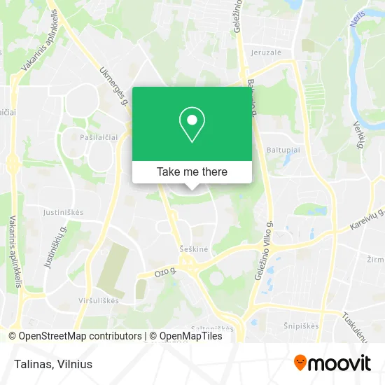 Карта Talinas