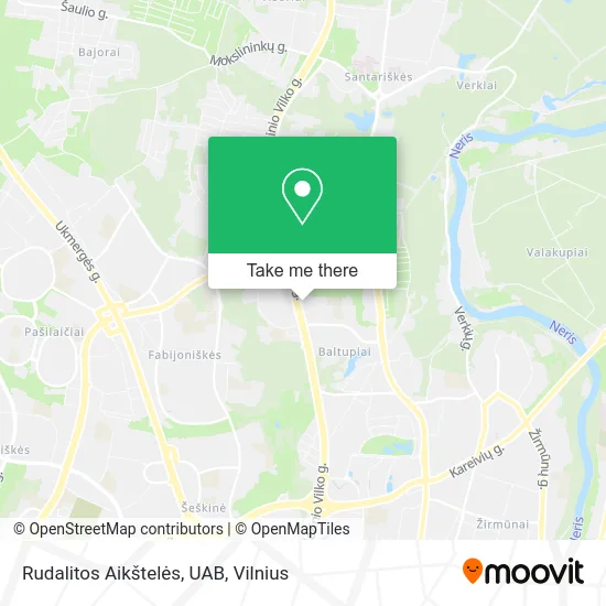 Карта Rudalitos Aikštelės, UAB