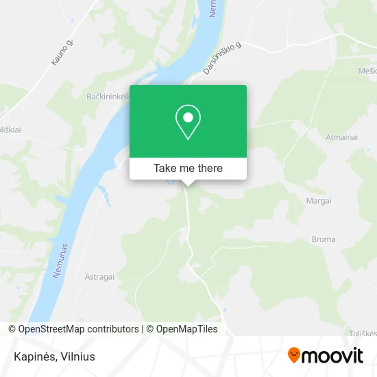 Карта Kapinės