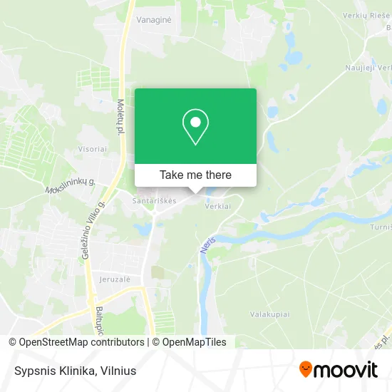 Карта Sypsnis Klinika