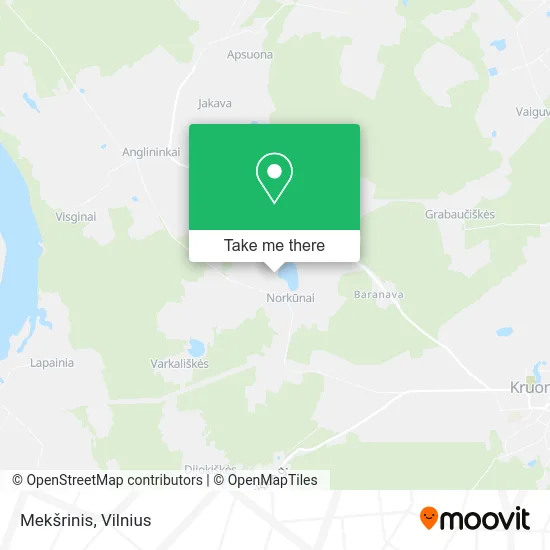 Карта Mekšrinis