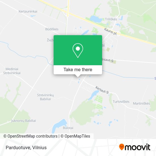 Карта Parduotuve
