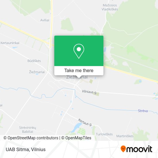 Карта UAB Sitma