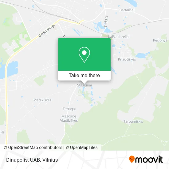 Карта Dinapolis, UAB