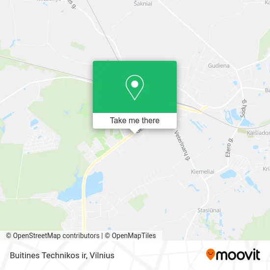 Карта Buitines Technikos ir