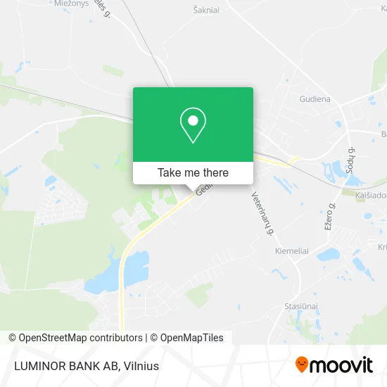 Карта LUMINOR BANK AB