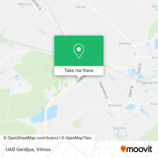 Карта UAB Gerdijus