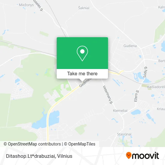 Карта Ditashop.Lt*drabuziai