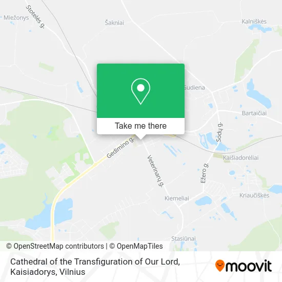 Карта Cathedral of the Transfiguration of Our Lord, Kaisiadorys