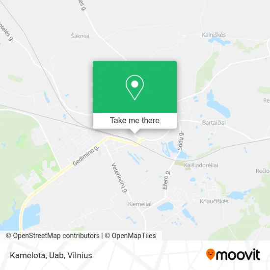 Карта Kamelota, Uab