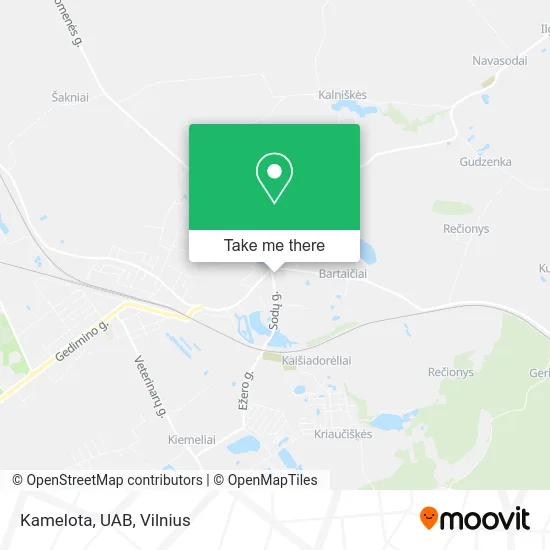 Карта Kamelota, UAB