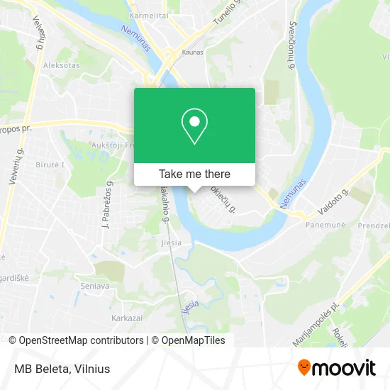 MB Beleta map