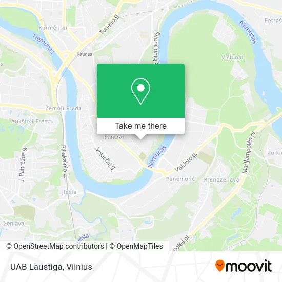 Карта UAB Laustiga