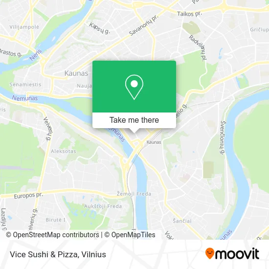 Карта Vice Sushi & Pizza