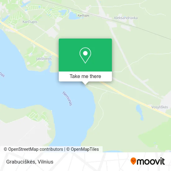 Карта Grabuciškės