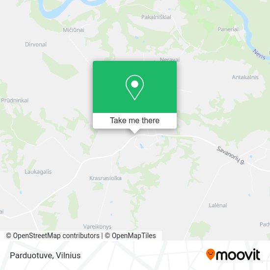 Карта Parduotuve