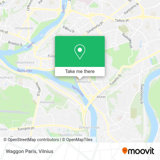 Карта Waggon Paris