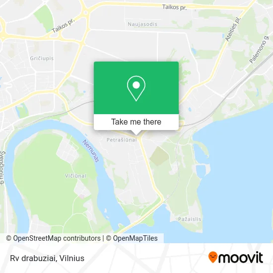 Карта Rv drabuziai