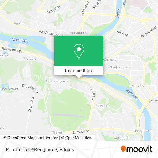 Карта Retromobile*Renginio B