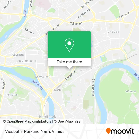 Карта Viesbutis Perkuno Nam