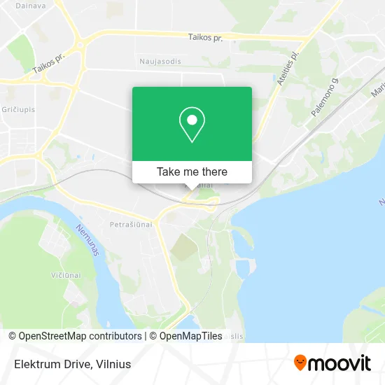 Elektrum Drive map
