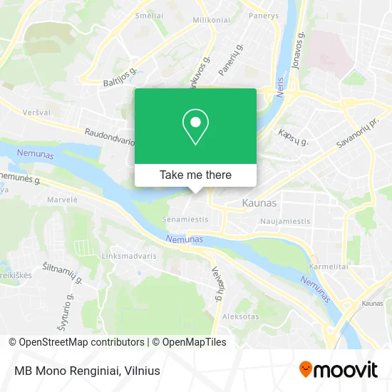 Карта MB Mono Renginiai