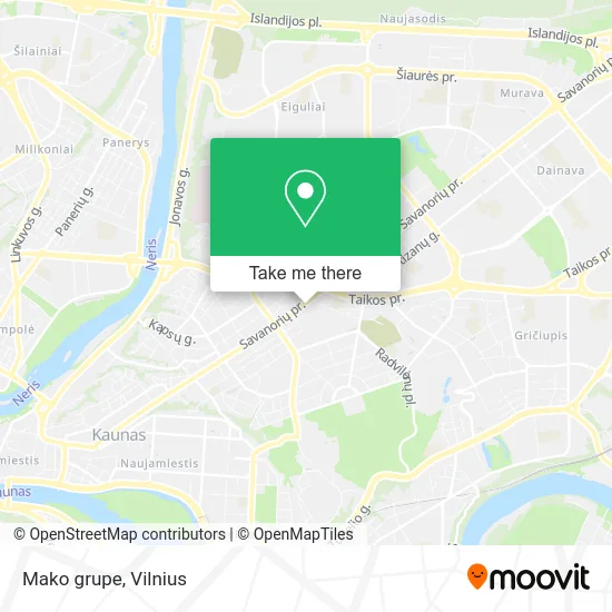Mako grupe map