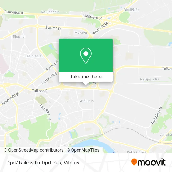 Карта Dpd/Taikos Iki Dpd Pas