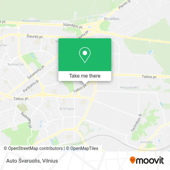 Карта Auto Švaruolis