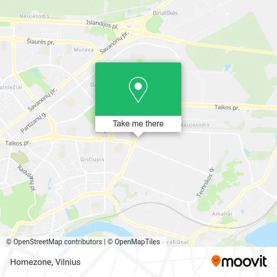 Карта Homezone