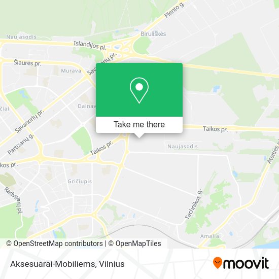 Карта Aksesuarai-Mobiliems