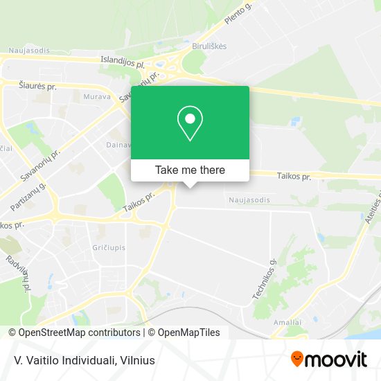 Карта V. Vaitilo Individuali