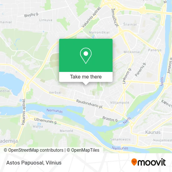 Карта Astos Papuosal